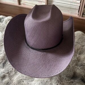 Gladys Tamez Millinery Denim (lavender) Cowboy Hat Extra Small